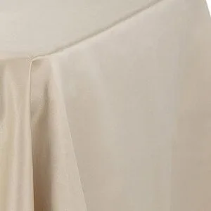 MINORCA Champagne Unbleached Tablecloth 105x105