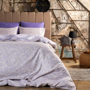 “Luna” Fiori Beige Duvet Cover - Gigás 245x265