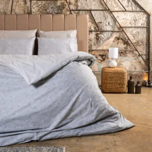 “Luna” Fiori Sage Duvet Cover - Single 165x245