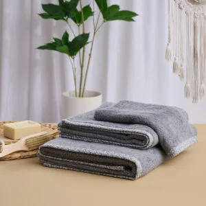 "Saluti" Solid-Color Towel - Grey Mouse - Xeriwn 30x50