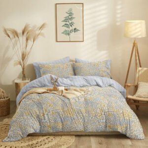 “Marta” Blot Gold Sheet Set - Single 165x260 (x2) + 50x70 (x1)