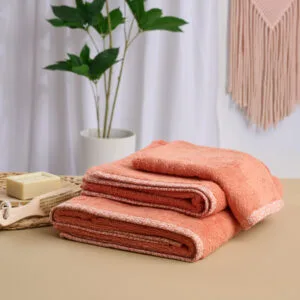Solid-Color “Saluti” Towel – Mexican Orange - Xeri 30x50