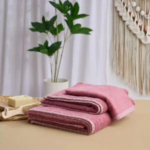 Solid-Color “Saluti” Rose Apple Towel - Xeri 30x50