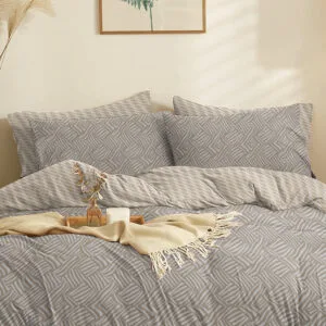“Marta” Marty Mocha Duvet Cover - Single 165x245