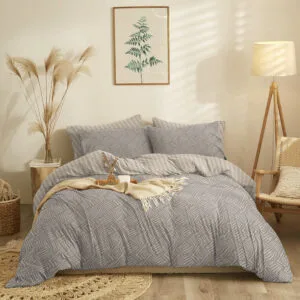 “Marta” Marty Mocha Bedding Set - Double 205x260 (x2) + 50x70 (x2)