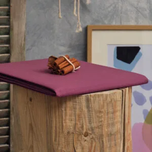 "Melody" Plum Single Sheets - Gigas Elastic 180x200 +32