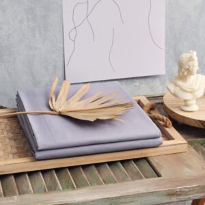 “Power Nap” Duvet Cover, Medium Gray - Single, 165x250