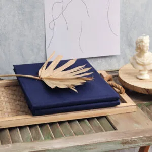 "Power Nap" Navy Blue Sheet Set - Double 200x240 (x2) + 50x70 (x2)