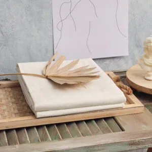 “Power Nap” Ivory Sheet Set - Double 200x240 (x2) + 50x70 (x2)