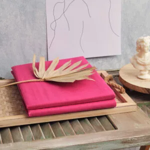 "Power Nap" Fuschia Sheet Set - Double 200x240 (x2) + 50x70 (x2)