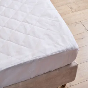 Quilted Mattress Protector with Skirt - Semi-Double 120x200+30