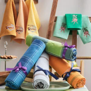 Summer Blue Yarn-Dyed Tablecloth - 140x140